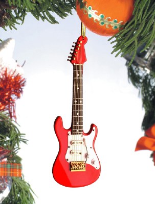 RED ELECTRIC GUITAR