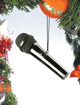 BLACK MICROPHONE