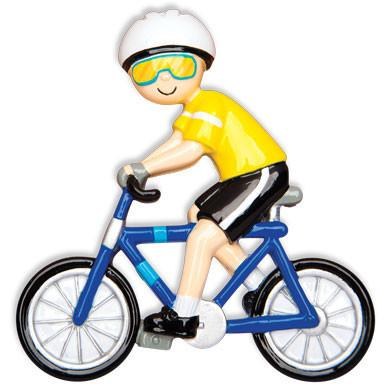 BOY RIDING BICYCLE