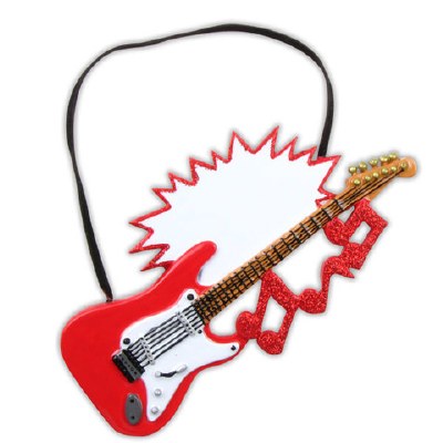 GUITAR WITH MUSIC NOTES