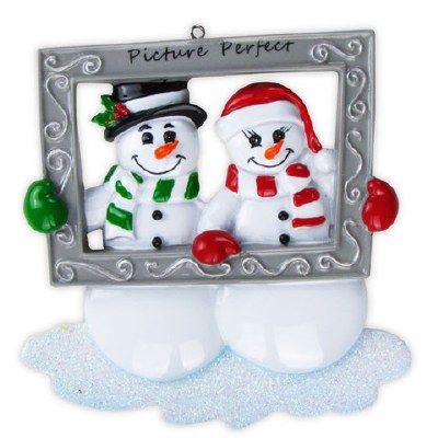 SNOWMAN IN PICTURE FRAME