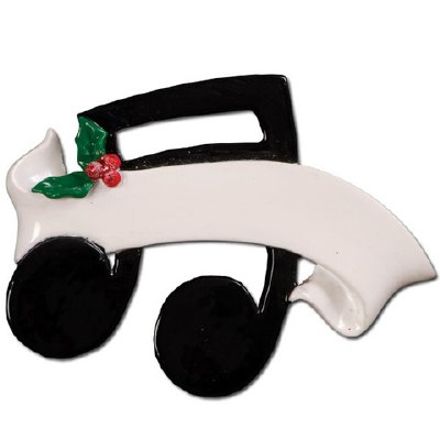 MUSIC NOTE WITH BANNER