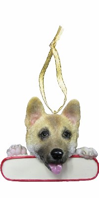 AKITA WITH NAME PLATE