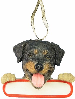 ROTTWEILER WITH NAME PLATE