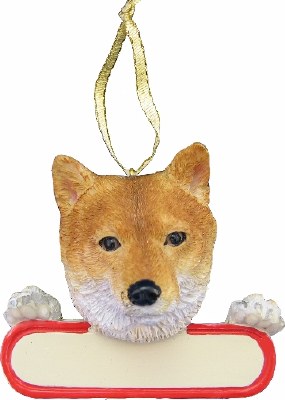 SHIBA INU WITH NAME PLATE