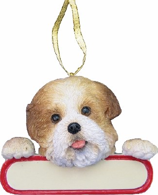 SHIH TZU WITH NAME PLATE