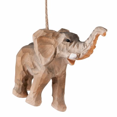 CARVED WOODEN ELEPANT