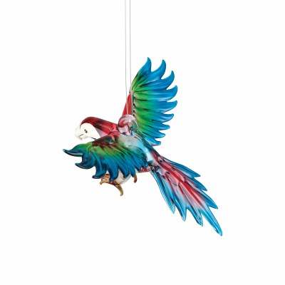 BLOWN GLASS MACAW
