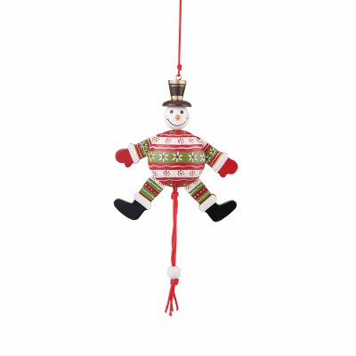 JUMPING SNOWMAN PULL STRING