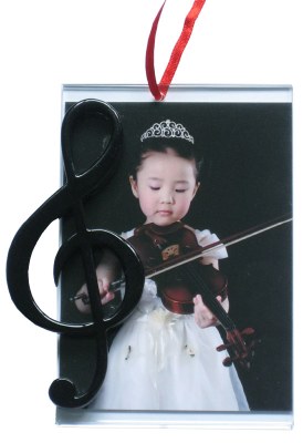 BLK TREBLE CLEF PICTURE FRANE