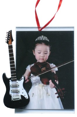 BLACK GUITAR PICTURE FRAME