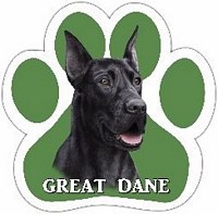 GREAT DANE BLACK MAGNET
