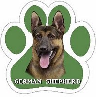 GERMAN SHEPHERD CAR MAGNET