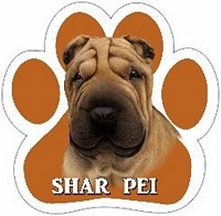 SHARPEI CAR MAGNET