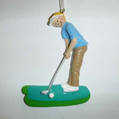 MALE GOLFER YELLOW HAIR