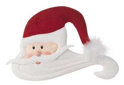 METAL SANTA HEAD