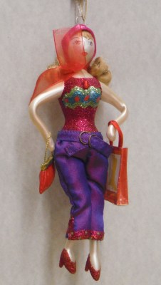 PURPLE PANTS SHOE BAG