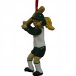 SOFTBALL GIRL IN GREEN