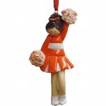 CHEERLEADER ORANGE UNIFORM