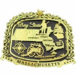 MASSACHUSETTS BRASS ORNAMENT