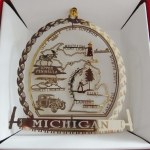 MICHIGAN BRASS ORNAMENT