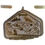 NORTH CAROLINA BRASS ORNAMENT