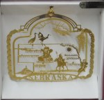 NEBRASKA BRASS ORNAMENT