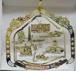 WASHINGTON DC. BRASS ORNAMENT