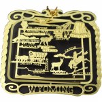 WYOMING BRASS ORNAMENT