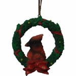 CARDINAL IN WREATH