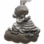 PEWTER ANGEL ON A CLOUD