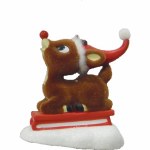 RUDOLPH ON SLED