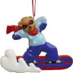 SNOWBOARDING BEAR