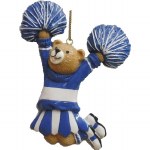 CHEERLEADING BEAR BLUE AND WHITE