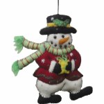 SNOWMAN WITH SCARF