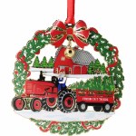 SANTA ON TRACTOR