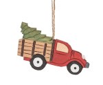 RED TRUCK WOOD