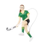 GIRL PLAYING FIELD HOCKEY