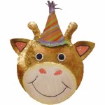 WHIMSICAL GIRAFFE HEAD