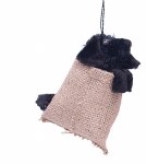 BLACK EAR BRUSH DOG