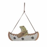 WOOD FROG IN ROWBOAT