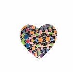 HEART BLACK MULTI MAGNET