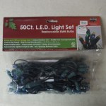 50 COUNT LED BLUE LIGHT SET