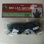 50 COUNT LED RED & GREEN LIGHT SET