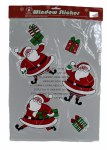 SANTA WINDOW STICKERS