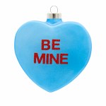 BLUE CANDY HEART BE MINE
