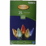 25 COUNT LED C9 COLORED LIGHT SET