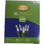 50 CT SOLAR LED MINI LIGHT SET CLEAR