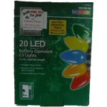 20 CT LED C3 LIGHT SET BATTERY OPERATED