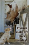 FRIENDS MAKE LIFE MORE SMILEY